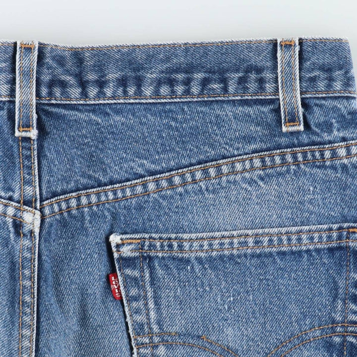 2000'S Levi's 517 Boot Cut Denim Pants, Made in USA, Men's Size 34 cotton blue type Vintage Second Hand