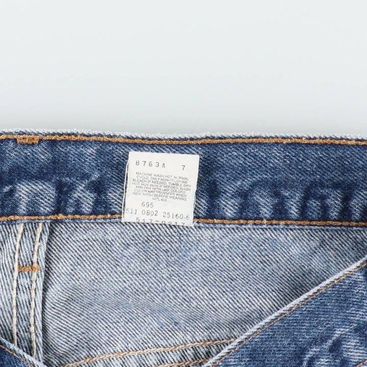 2000'S Levi's 517 Boot Cut Denim Pants, Made in USA, Men's Size 34 cotton blue type Vintage Second Hand