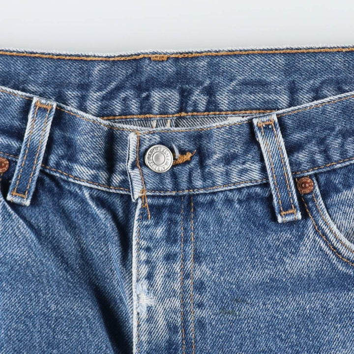 2000'S Levi's 517 Boot Cut Denim Pants, Made in USA, Men's Size 34 cotton blue type Vintage Second Hand
