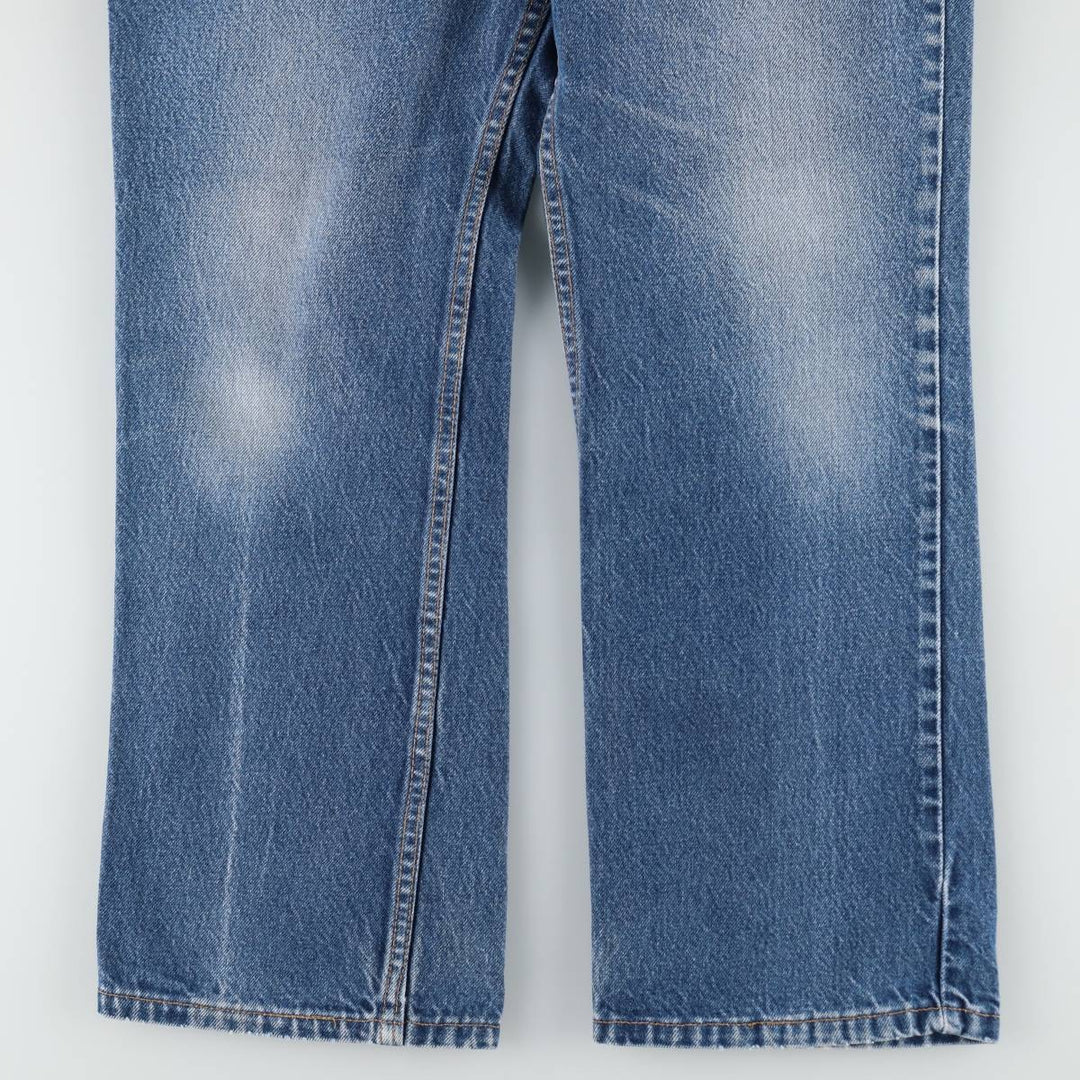 2000'S Levi's 517 Boot Cut Denim Pants, Made in USA, Men's Size 34 cotton blue type Vintage Second Hand