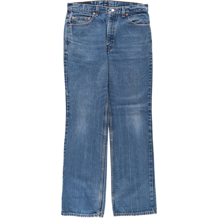 1990'S Levi's 517 Bootcut Denim Pants, Made in USA, Men's Size W35 (approx.), Vintage cotton blue type Vintage Second Hand