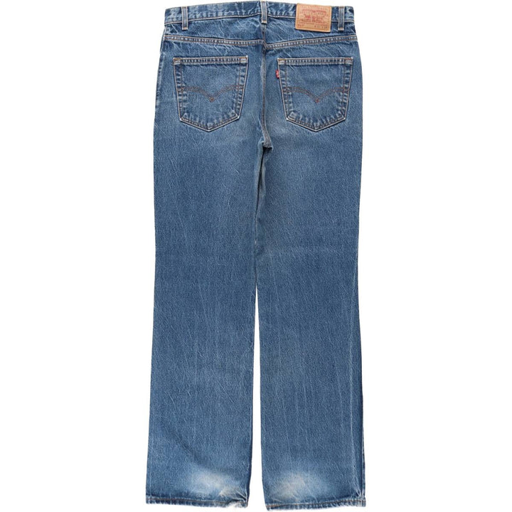 1990'S Levi's 517 Bootcut Denim Pants, Made in USA, Men's Size W35 (approx.), Vintage cotton blue type Vintage Second Hand