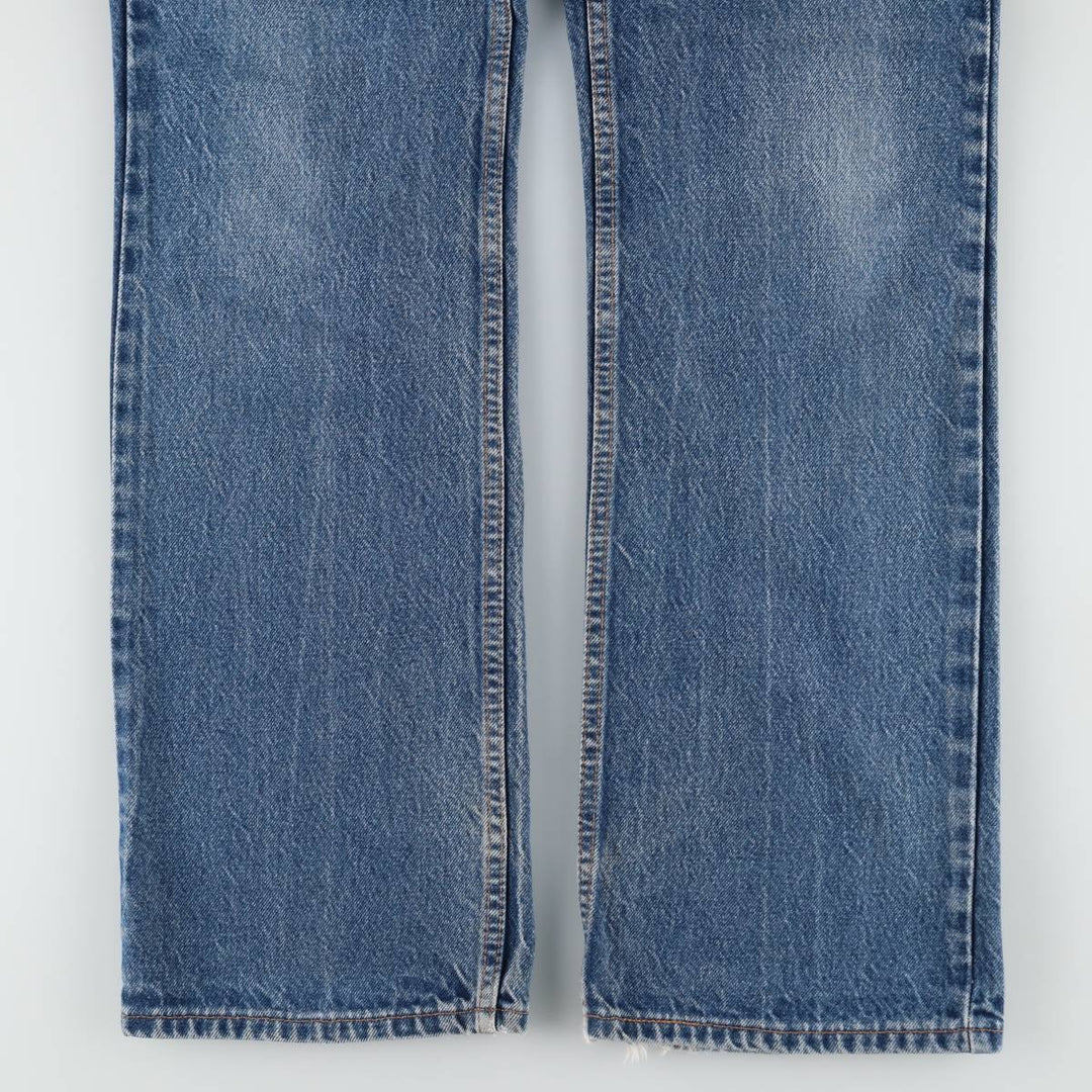 1990'S Levi's 517 Bootcut Denim Pants, Made in USA, Men's Size W35 (approx.), Vintage cotton blue type Vintage Second Hand