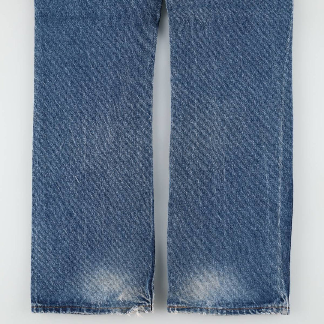 1990'S Levi's 517 Bootcut Denim Pants, Made in USA, Men's Size W35 (approx.), Vintage cotton blue type Vintage Second Hand