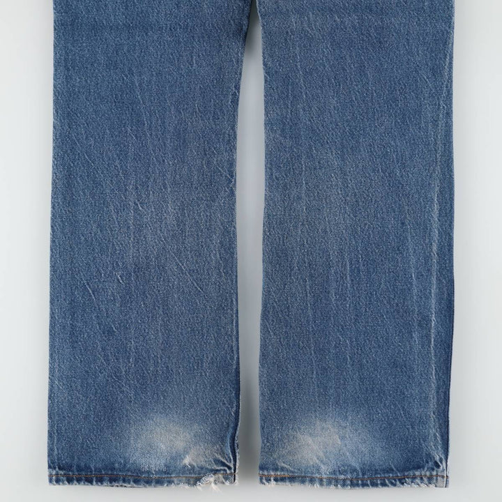 1990'S Levi's 517 Bootcut Denim Pants, Made in USA, Men's Size W35 (approx.), Vintage cotton blue type Vintage Second Hand