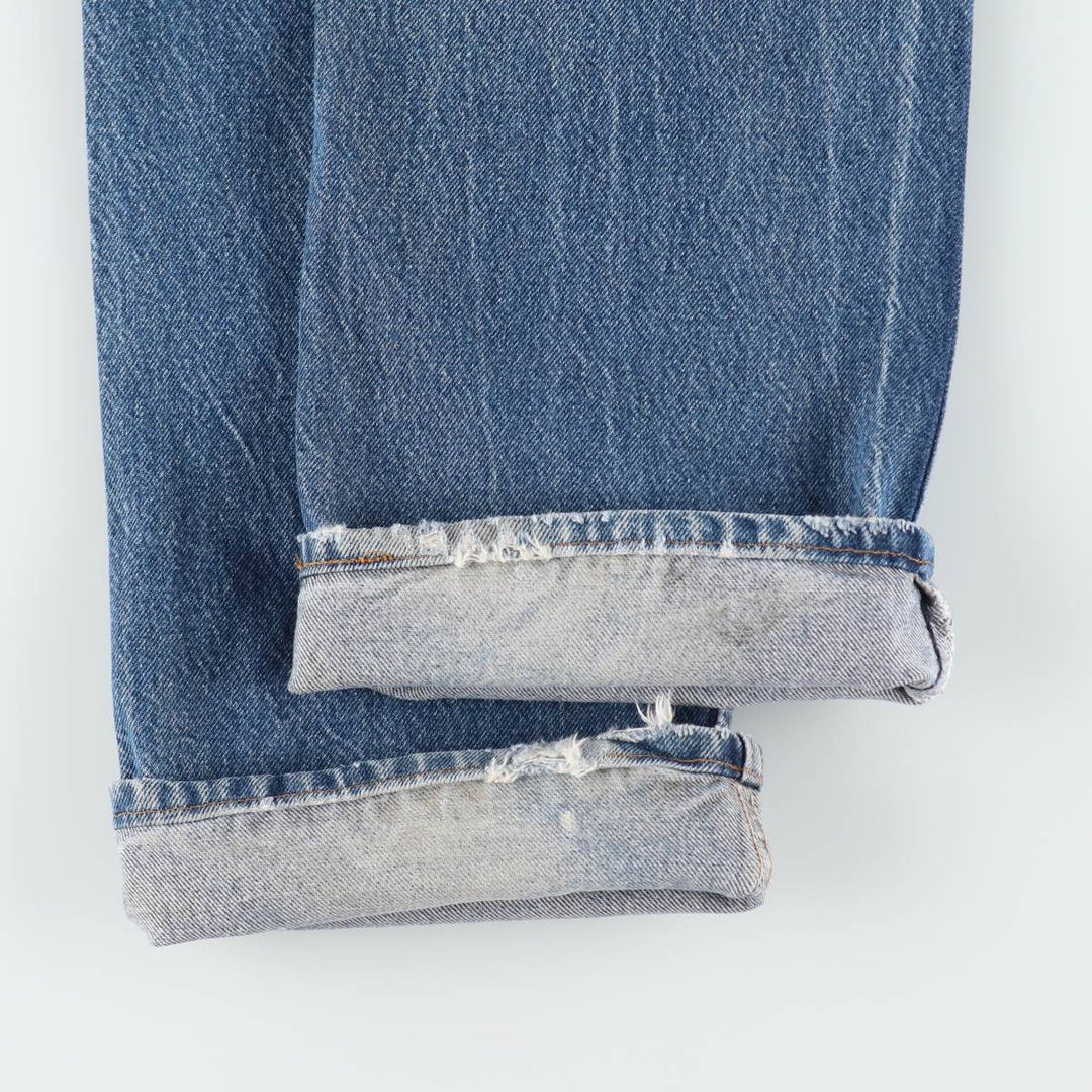 1990'S Levi's 517 Bootcut Denim Pants, Made in USA, Men's Size W35 (approx.), Vintage cotton blue type Vintage Second Hand