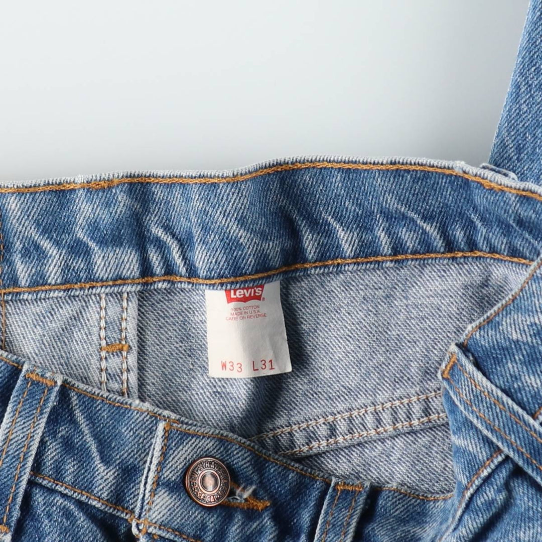 90'S Levi's 20517-0217 Orange Tab Bootcut Denim Pants Made in USA Men's W32 Vintage cotton blue type Vintage Second Hand
