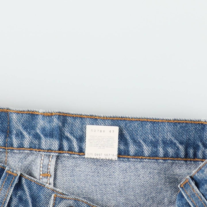 90'S Levi's 20517-0217 Orange Tab Bootcut Denim Pants Made in USA Men's W32 Vintage cotton blue type Vintage Second Hand