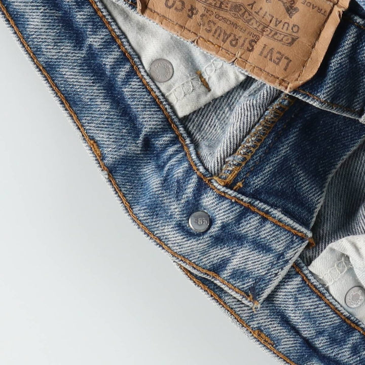 90'S Levi's 20517-0217 Orange Tab Bootcut Denim Pants Made in USA Men's W33 Vintage cotton blue type Vintage Second Hand