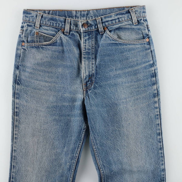90'S Levi's 20517-0217 Orange Tab Bootcut Denim Pants Made in USA Men's W33 Vintage cotton blue type Vintage Second Hand