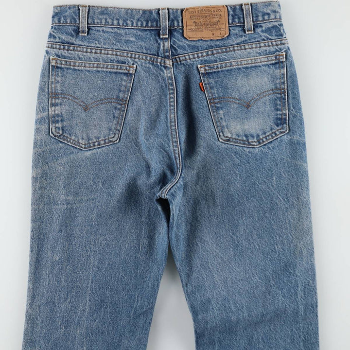 90'S Levi's 20517-0217 Orange Tab Bootcut Denim Pants Made in USA Men's W33 Vintage cotton blue type Vintage Second Hand