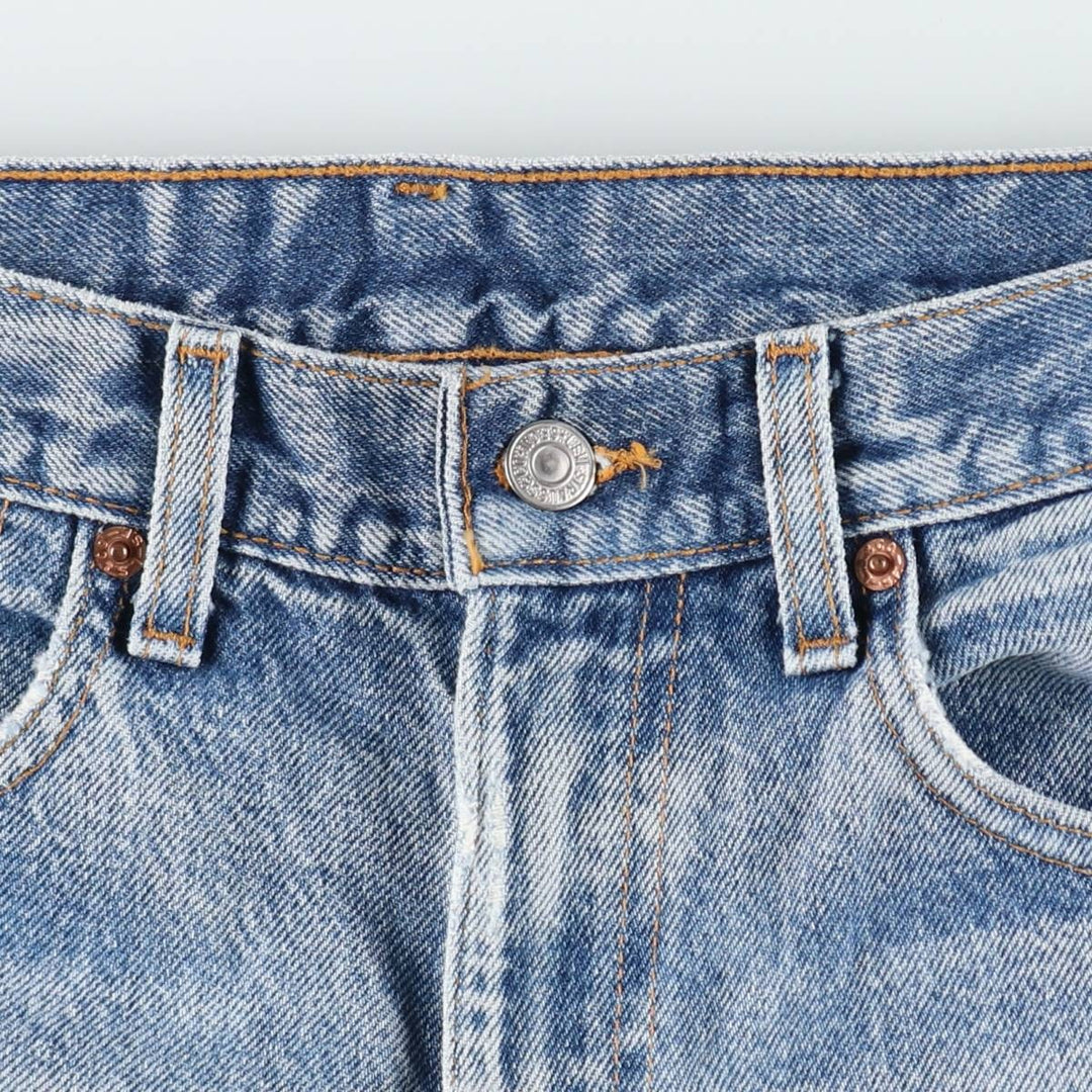 2000'S Levi's 517 Boot Cut Denim Pants, Made in USA, Men's Size W31 cotton blue type Vintage Second Hand