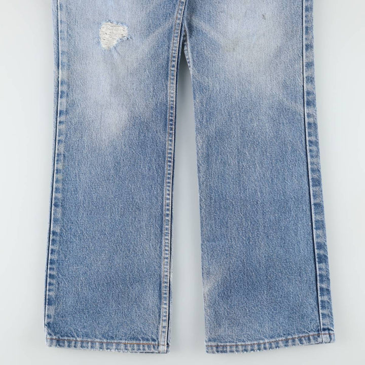 2000'S Levi's 517 Boot Cut Denim Pants, Made in USA, Men's Size W31 cotton blue type Vintage Second Hand