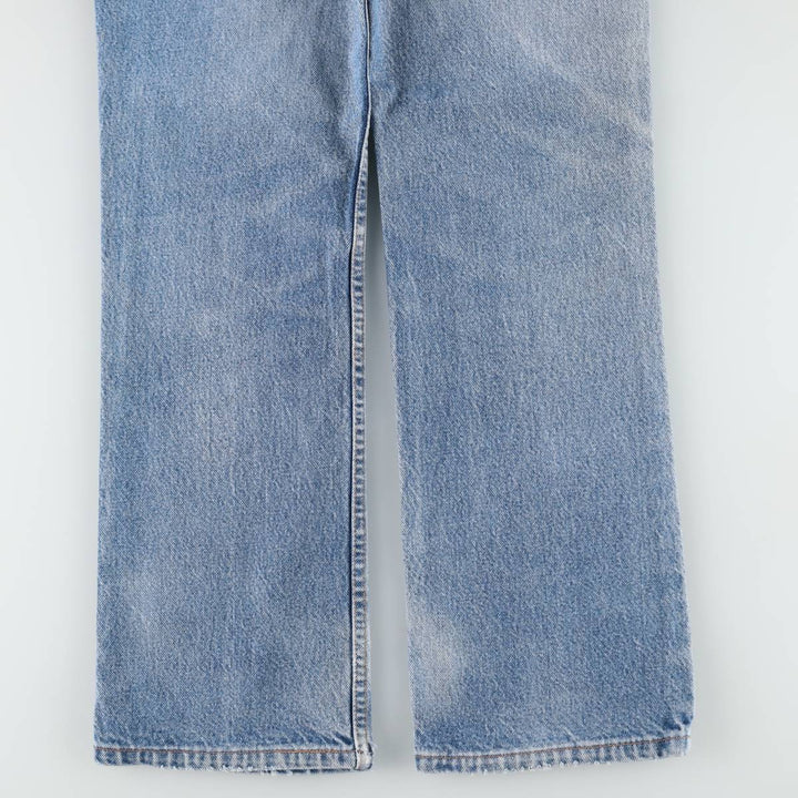 2000'S Levi's 517 Boot Cut Denim Pants, Made in USA, Men's Size W31 cotton blue type Vintage Second Hand