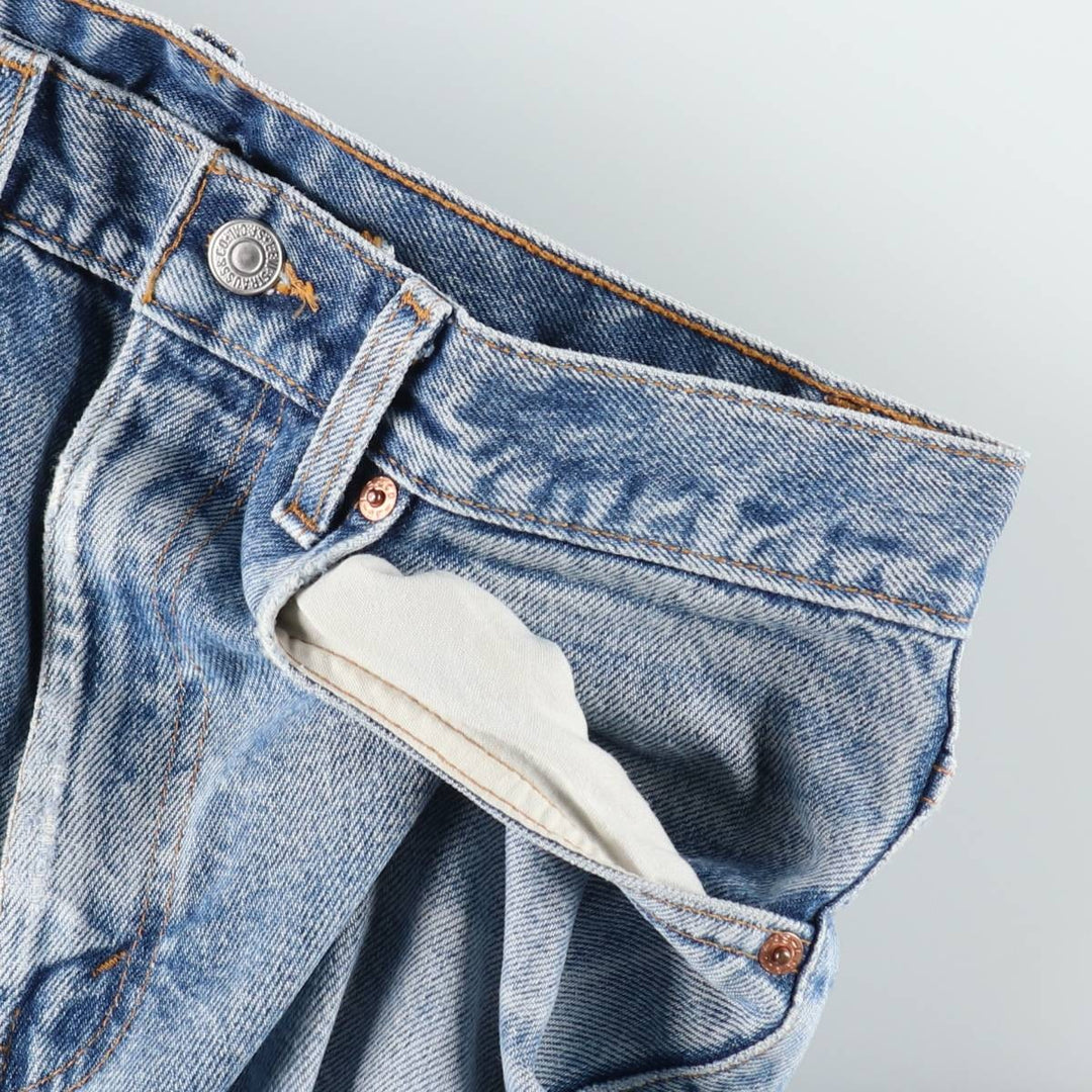 2000'S Levi's 517 Boot Cut Denim Pants, Made in USA, Men's Size W31 cotton blue type Vintage Second Hand