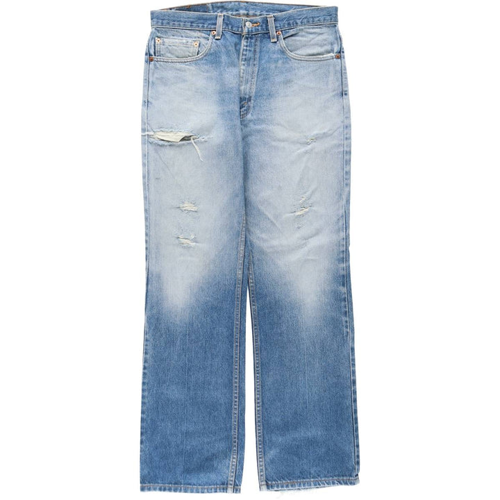 90'S Levi's 517 Bootcut Denim Pants, Men's Size W34 (approx.), Vintage unclear blue type Vintage Second Hand