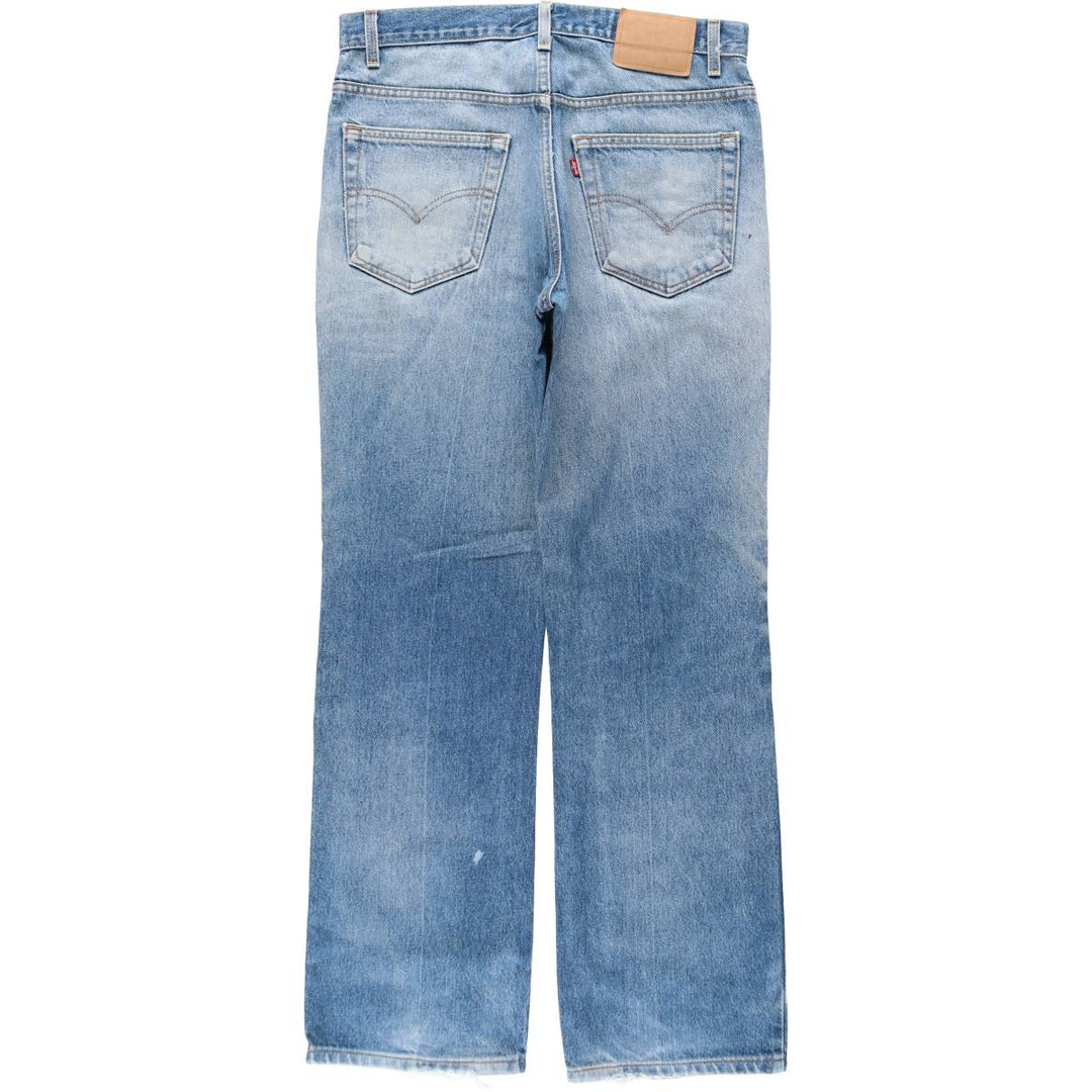 90'S Levi's 517 Bootcut Denim Pants, Men's Size W34 (approx.), Vintage unclear blue type Vintage Second Hand