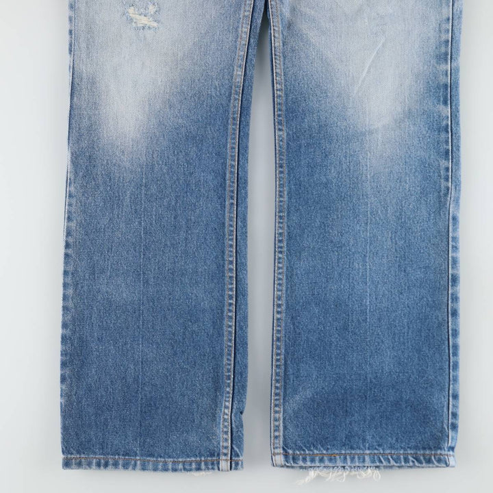90'S Levi's 517 Bootcut Denim Pants, Men's Size W34 (approx.), Vintage unclear blue type Vintage Second Hand