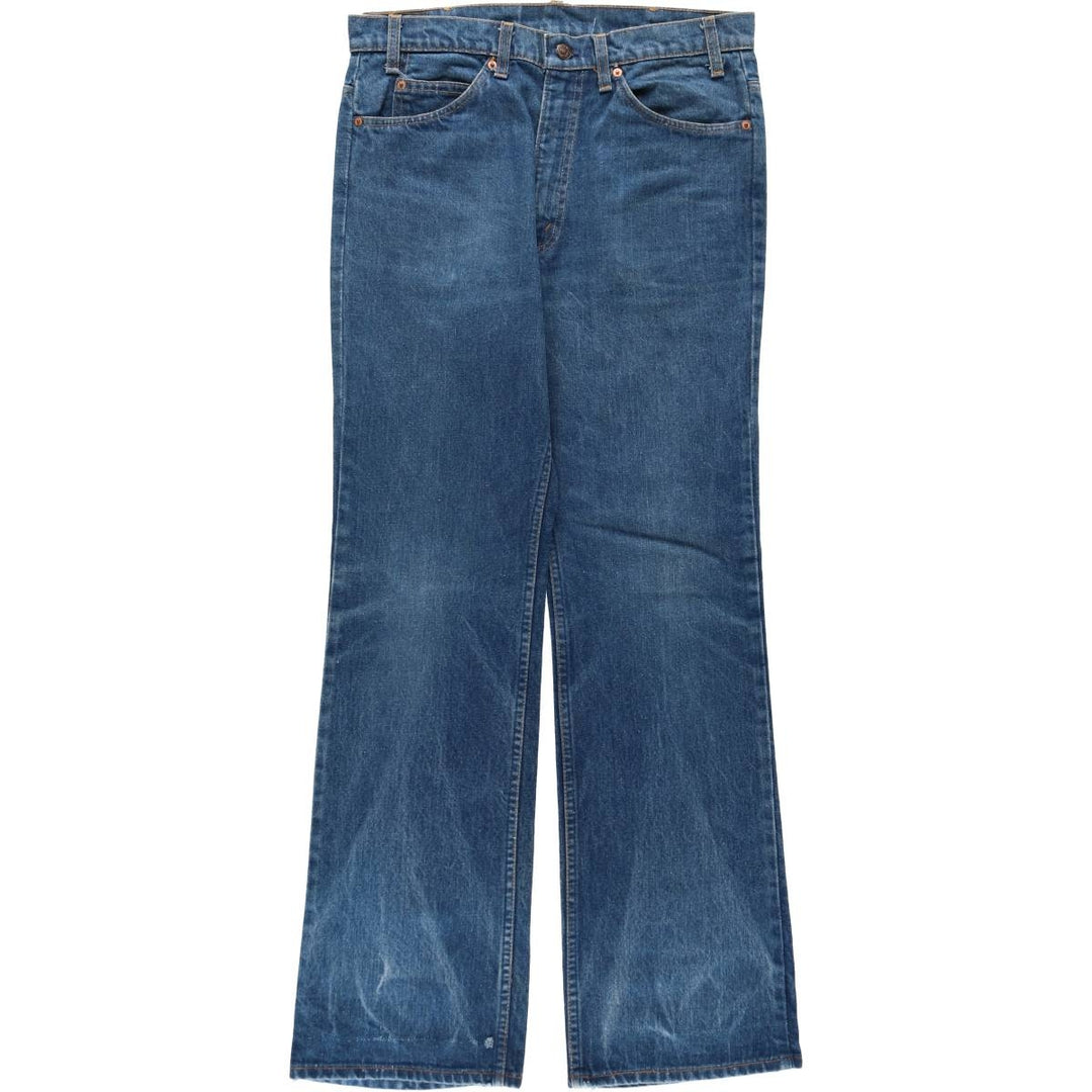 90'S Levi's 20517-0217 Orange Tab Bootcut Denim Pants Made in USA Men's W34 Vintage cotton blue type Vintage Second Hand