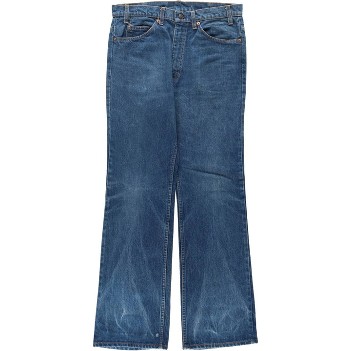 90'S Levi's 20517-0217 Orange Tab Bootcut Denim Pants Made in USA Men's W34 Vintage cotton blue type Vintage Second Hand