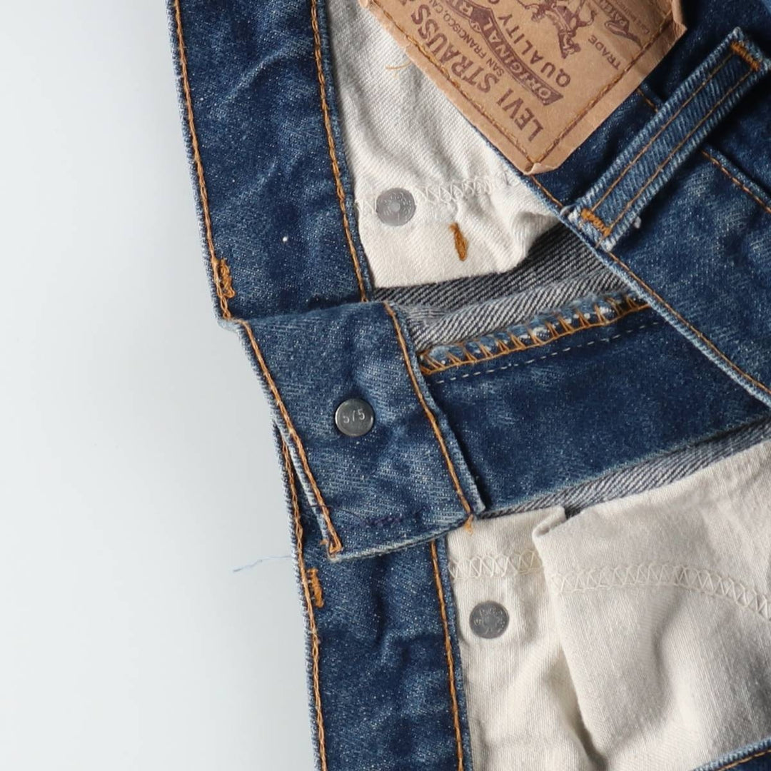 90'S Levi's 20517-0217 Orange Tab Bootcut Denim Pants Made in USA Men's W34 Vintage cotton blue type Vintage Second Hand
