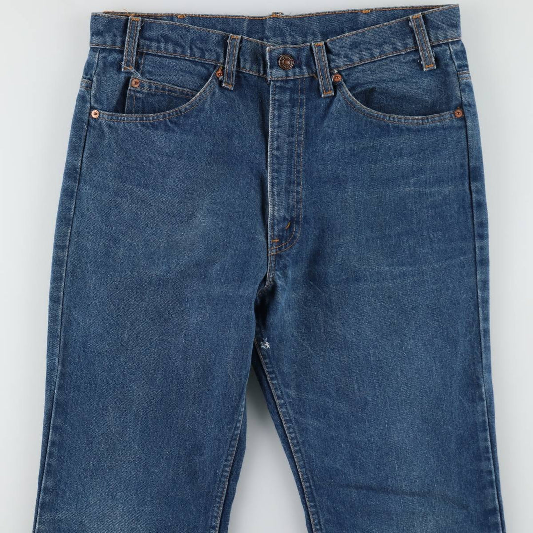 90'S Levi's 20517-0217 Orange Tab Bootcut Denim Pants Made in USA Men's W34 Vintage cotton blue type Vintage Second Hand