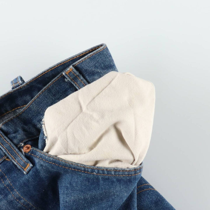 90'S Levi's 20517-0217 Orange Tab Bootcut Denim Pants Made in USA Men's W34 Vintage cotton blue type Vintage Second Hand