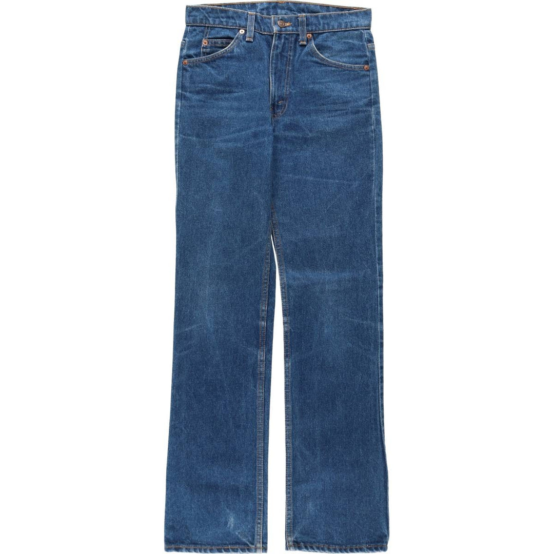 90'S Levi's 20517-0217 Orange Tab Bootcut Denim Pants, Made in USA, Men's, Size W30, Vintage cotton blue type Vintage Second Hand