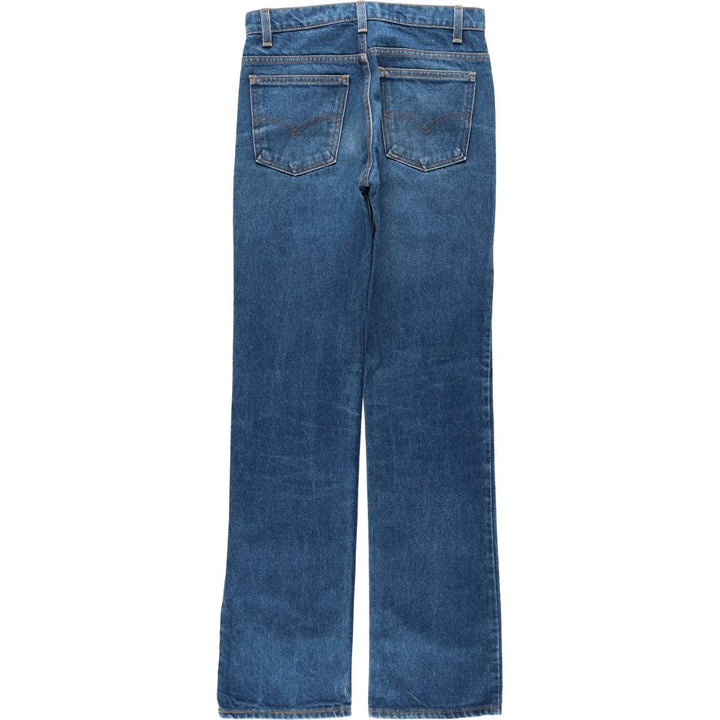 90'S Levi's 20517-0217 Orange Tab Bootcut Denim Pants, Made in USA, Men's, Size W30, Vintage cotton blue type Vintage Second Hand