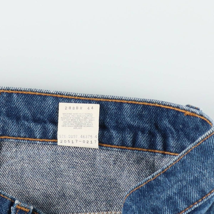 90'S Levi's 20517-0217 Orange Tab Bootcut Denim Pants, Made in USA, Men's, Size W30, Vintage cotton blue type Vintage Second Hand