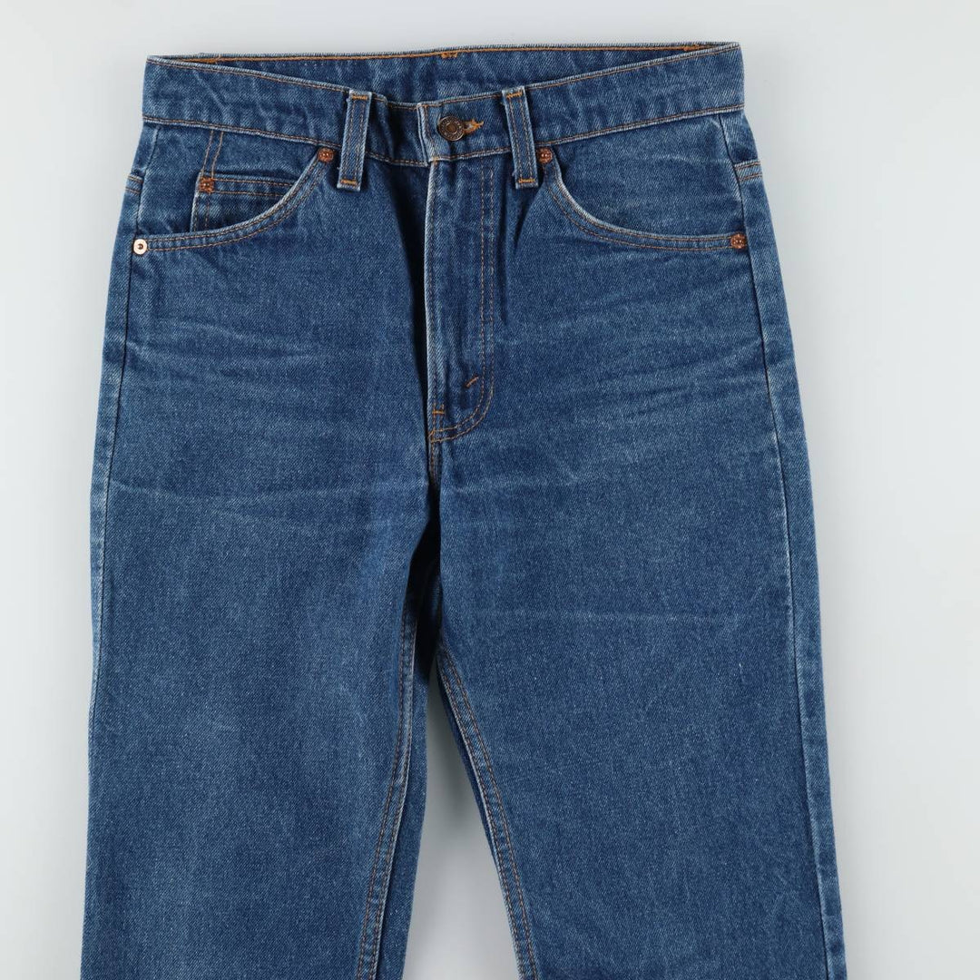 90'S Levi's 20517-0217 Orange Tab Bootcut Denim Pants, Made in USA, Men's, Size W30, Vintage cotton blue type Vintage Second Hand