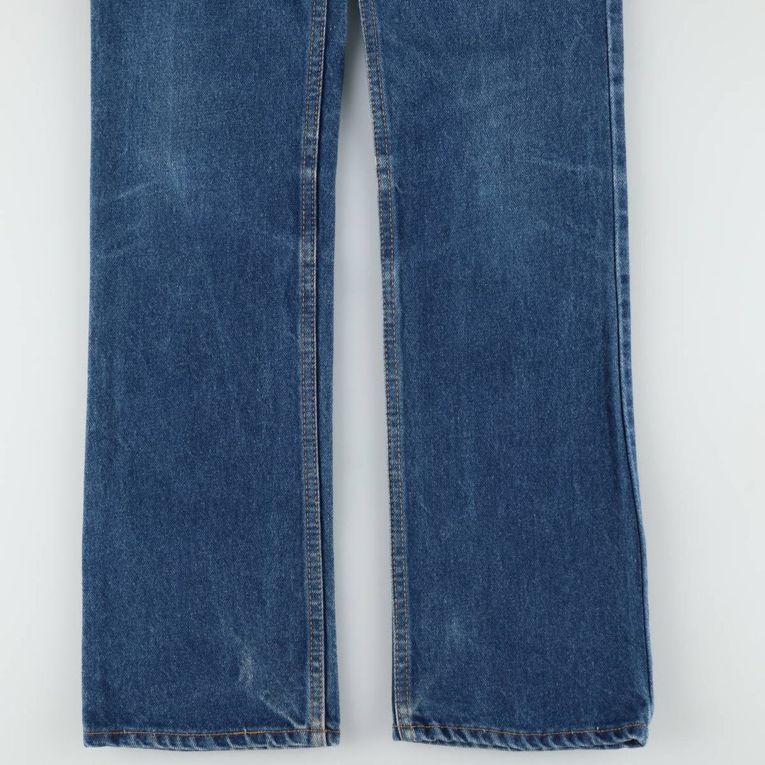 90'S Levi's 20517-0217 Orange Tab Bootcut Denim Pants, Made in USA, Men's, Size W30, Vintage cotton blue type Vintage Second Hand