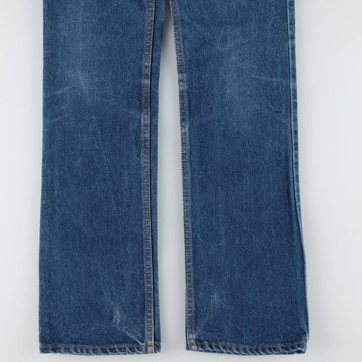 90'S Levi's 20517-0217 Orange Tab Bootcut Denim Pants, Made in USA, Men's, Size W30, Vintage cotton blue type Vintage Second Hand