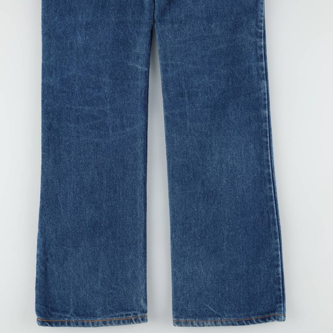 90'S Levi's 20517-0217 Orange Tab Bootcut Denim Pants, Made in USA, Men's, Size W30, Vintage cotton blue type Vintage Second Hand