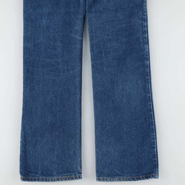 90'S Levi's 20517-0217 Orange Tab Bootcut Denim Pants, Made in USA, Men's, Size W30, Vintage cotton blue type Vintage Second Hand