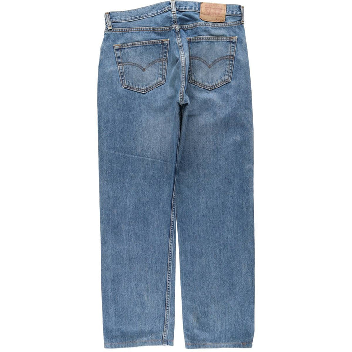 1990'S Levi's 517 0452 Euro Model Bootcut Denim Pants, Made in Spain, Men's W35 (approx.), Vintage cotton blue type Vintage Second Hand