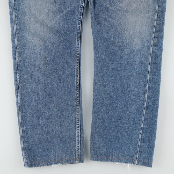 1990'S Levi's 517 0452 Euro Model Bootcut Denim Pants, Made in Spain, Men's W35 (approx.), Vintage cotton blue type Vintage Second Hand