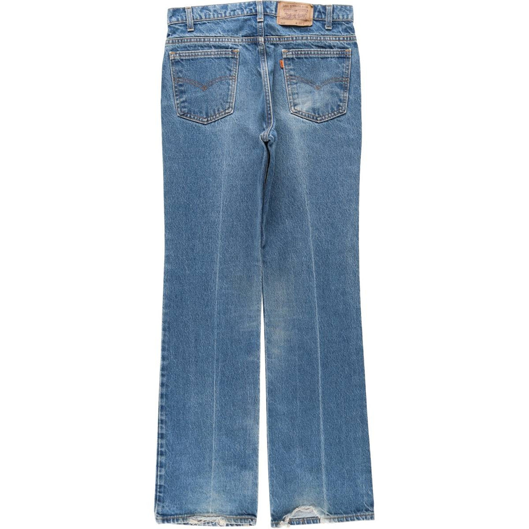 90'S Levi's 20517-0217 Orange Tab Bootcut Denim Pants Made in USA Men's W34 Vintage cotton blue type Vintage Second Hand