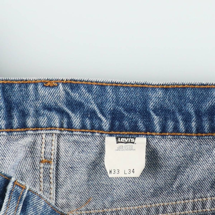 90'S Levi's 20517-0217 Orange Tab Bootcut Denim Pants Made in USA Men's W34 Vintage cotton blue type Vintage Second Hand