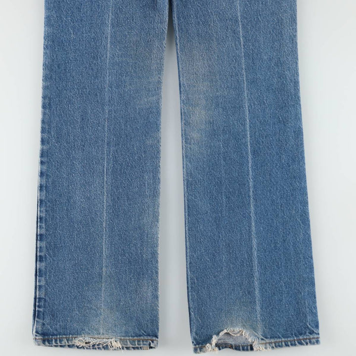 90'S Levi's 20517-0217 Orange Tab Bootcut Denim Pants Made in USA Men's W34 Vintage cotton blue type Vintage Second Hand