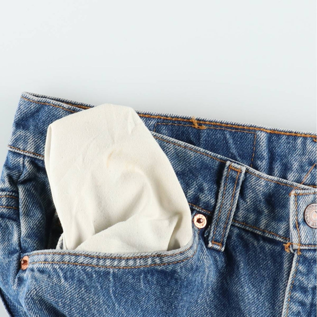 90'S Levi's 20517-0217 Orange Tab Bootcut Denim Pants Made in USA Men's W34 Vintage cotton blue type Vintage Second Hand