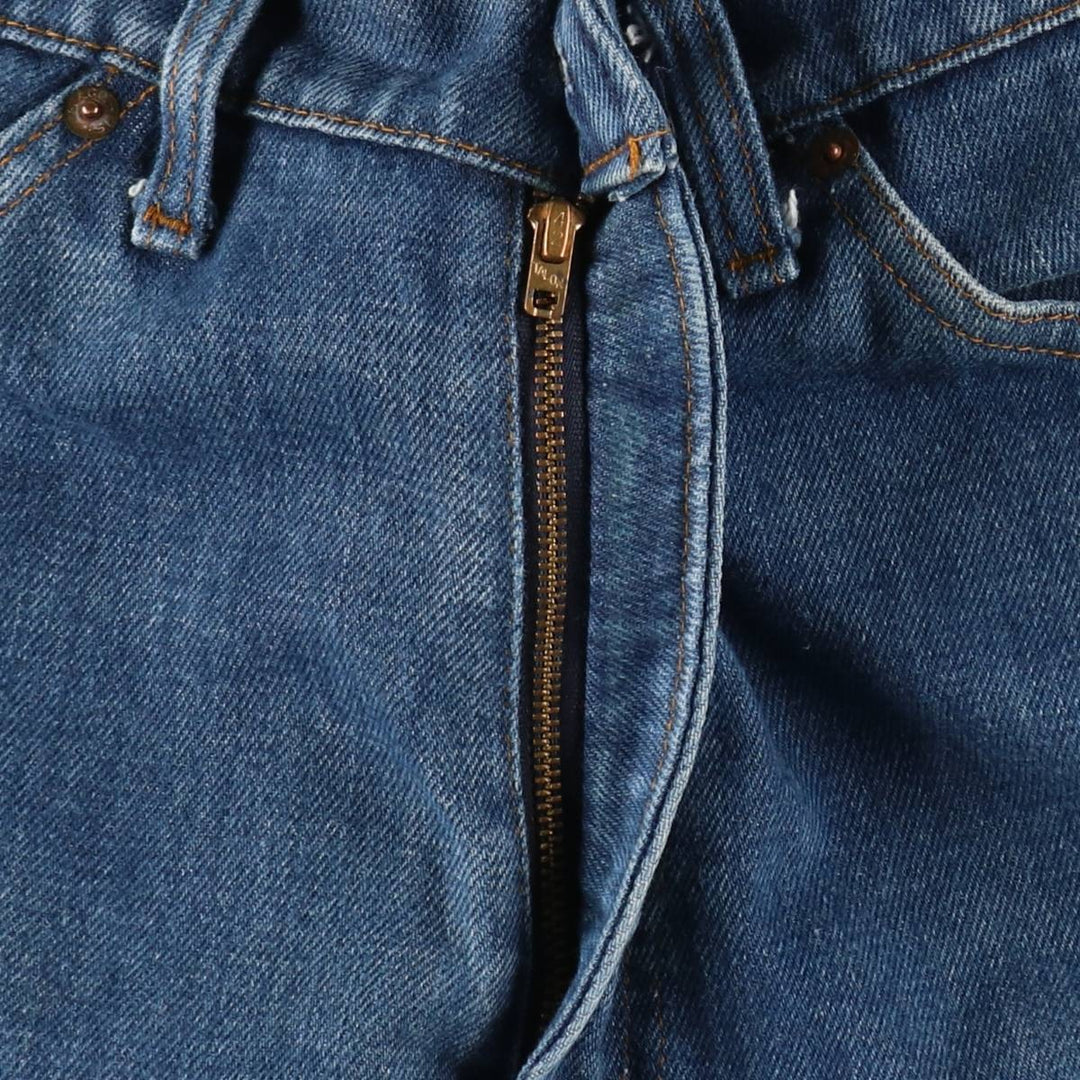 1970'S Levi's 517-0917 Orange Tab Bootcut Denim Pants, Men's Size W35 (approx.), Vintage unclear blue type Vintage Second Hand