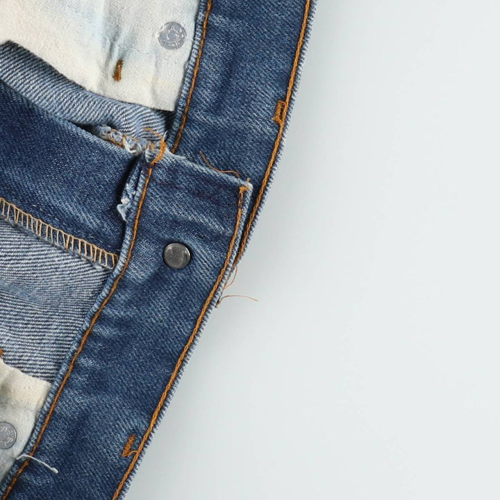 1970'S Levi's 517-0917 Orange Tab Bootcut Denim Pants, Men's Size W35 (approx.), Vintage unclear blue type Vintage Second Hand