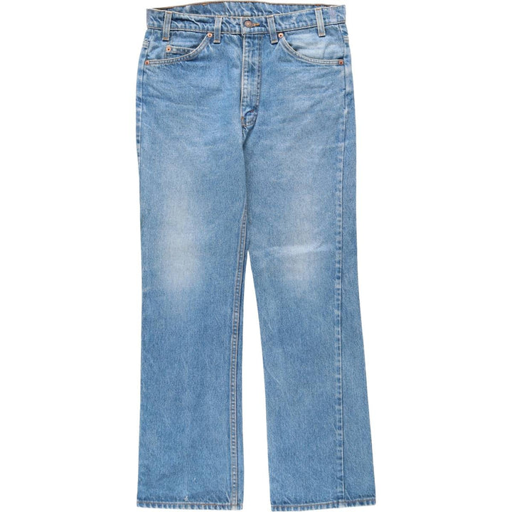 90'S Levi's 20517-0217 Orange Tab Bootcut Denim Pants Made in USA Men's W34 Vintage cotton Blue type light blue Vintage Second Hand
