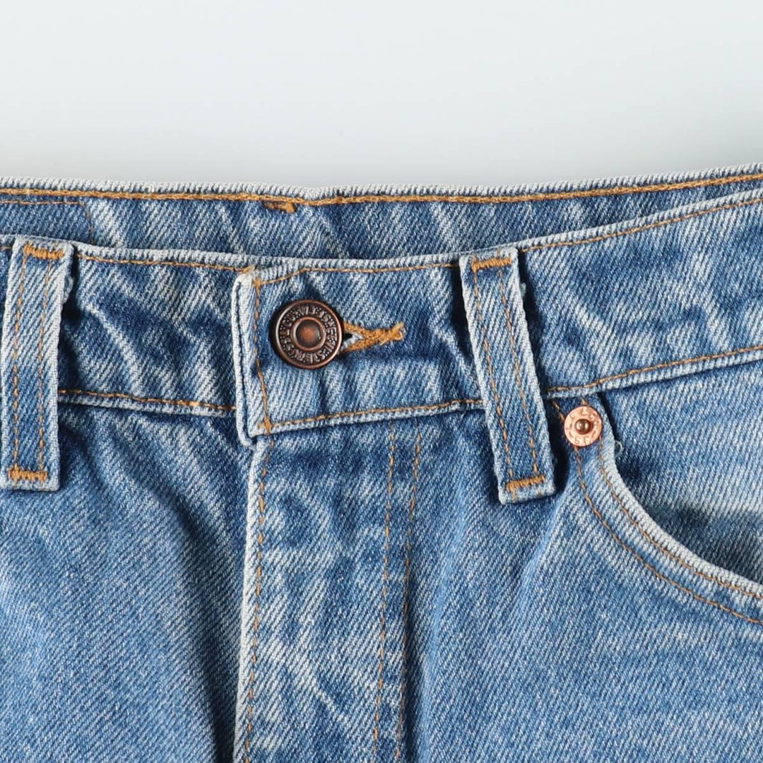 90'S Levi's 20517-0217 Orange Tab Bootcut Denim Pants Made in USA Men's W34 Vintage cotton Blue type light blue Vintage Second Hand