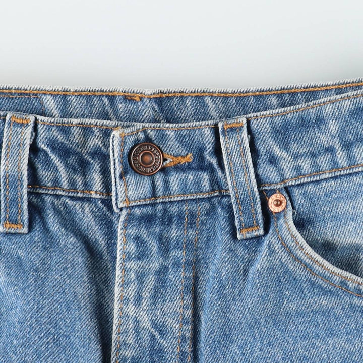 90'S Levi's 20517-0217 Orange Tab Bootcut Denim Pants Made in USA Men's W34 Vintage cotton Blue type light blue Vintage Second Hand