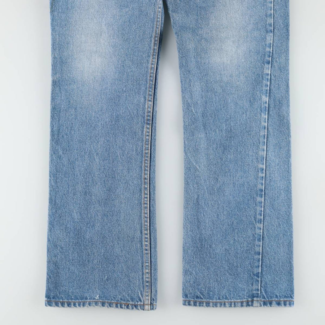 90'S Levi's 20517-0217 Orange Tab Bootcut Denim Pants Made in USA Men's W34 Vintage cotton Blue type light blue Vintage Second Hand