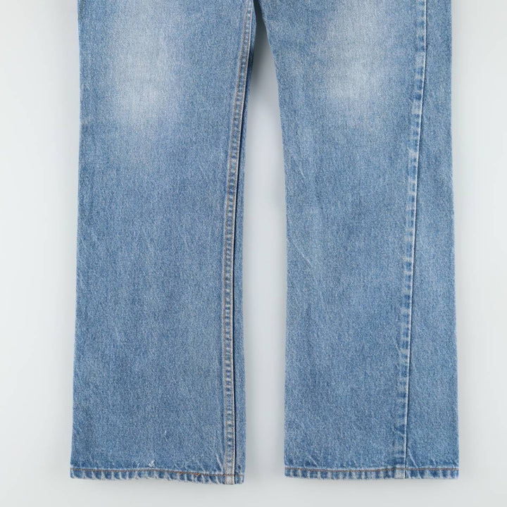90'S Levi's 20517-0217 Orange Tab Bootcut Denim Pants Made in USA Men's W34 Vintage cotton Blue type light blue Vintage Second Hand