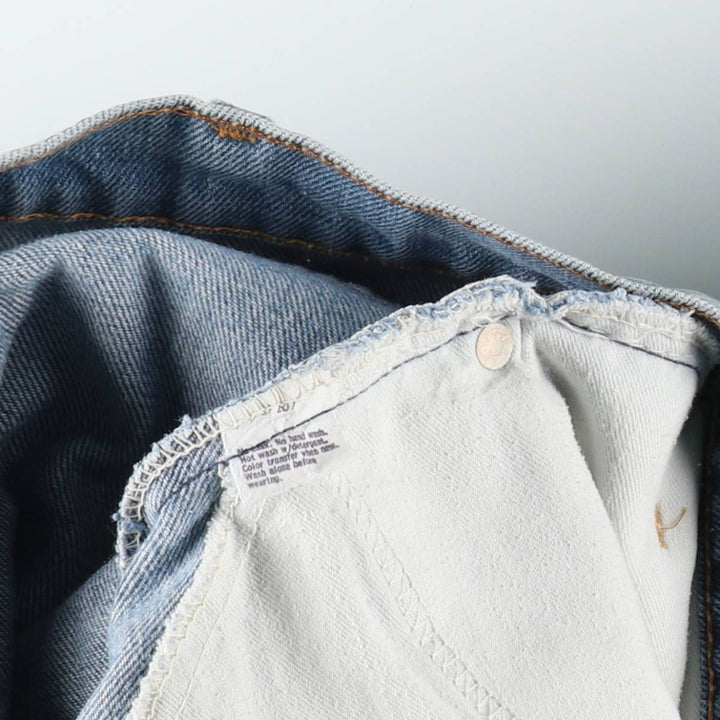 80s-90'S Levi's 40517 0916 Orange Tab Bootcut Denim Pants, Men's Size W34 (approx.), Vintage unclear Blue type light blue Vintage Second Hand