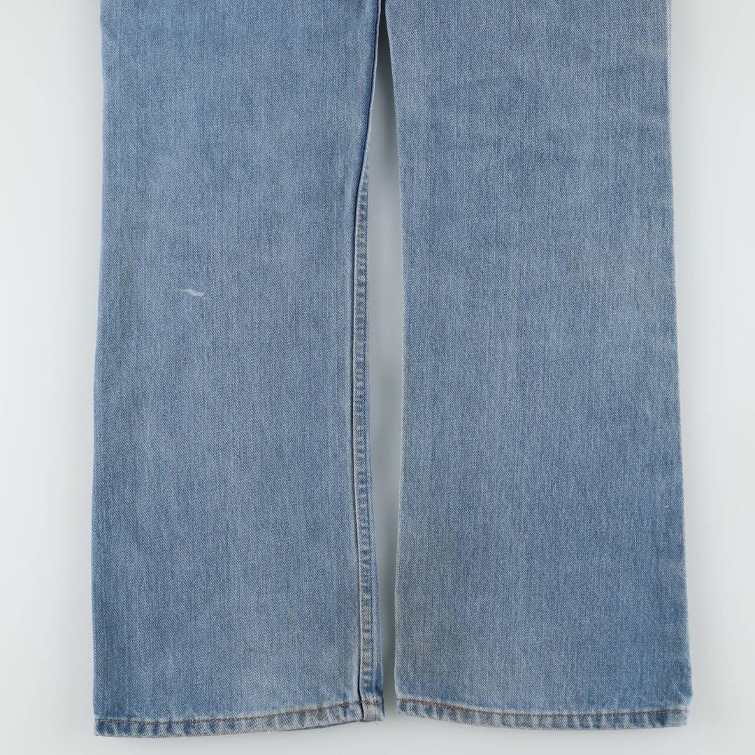 80s-90'S Levi's 40517 0916 Orange Tab Bootcut Denim Pants, Men's Size W34 (approx.), Vintage unclear Blue type light blue Vintage Second Hand